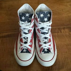 Converse Hightop American Flag USA